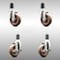 Service Caster 4 Inch 316SS High Temp Glass Filled Nylon 1-5/8 Inch Stem Caster Brake SCC, 2PK SCC-SS316EX20S414-GFNSHT-2-TLB-2-158 - alternate 1